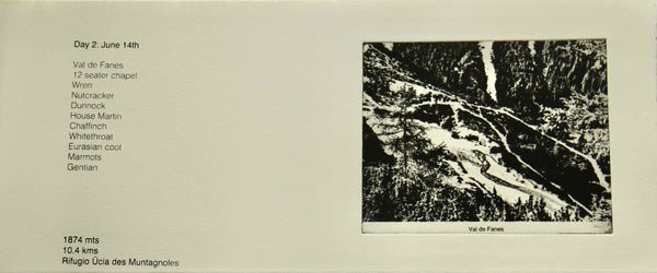 A Tramp in the Dolomites : Artist's Book