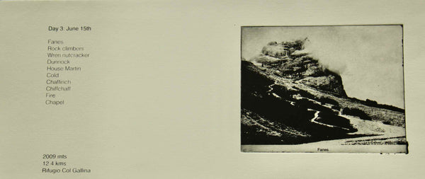 A Tramp in the Dolomites : Artist's Book