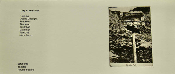 A Tramp in the Dolomites : Artist's Book