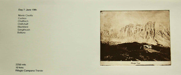 A Tramp in the Dolomites : Artist's Book