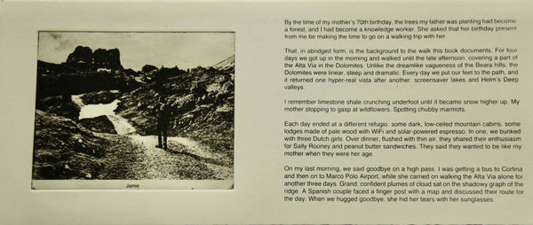 A Tramp in the Dolomites : Artist's Book