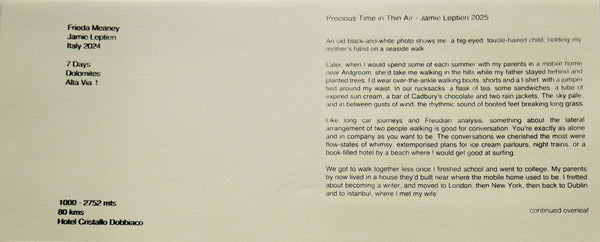 A Tramp in the Dolomites : Artist's Book