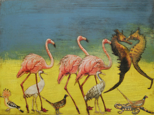 Flamingos and Friends