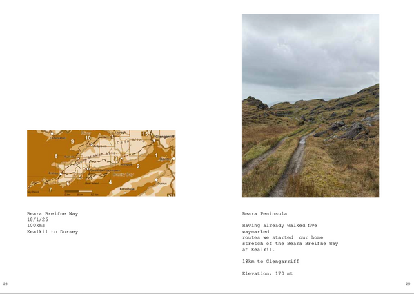 Dublin to Dursey E8. Giorraíonn beirt bóthar/Two shorten the road. Frieda Meaney and Barbara Jeffery