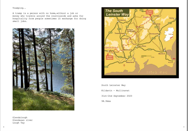 Dublin to Dursey E8. Giorraíonn beirt bóthar/Two shorten the road. Frieda Meaney and Barbara Jeffery