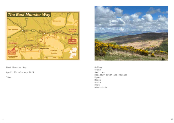 Dublin to Dursey E8. Giorraíonn beirt bóthar/Two shorten the road. Frieda Meaney and Barbara Jeffery